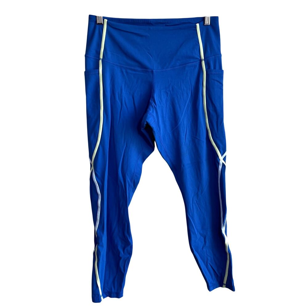 Members Mark everyday fashion legging blue pants women's size‎ XL casual workout